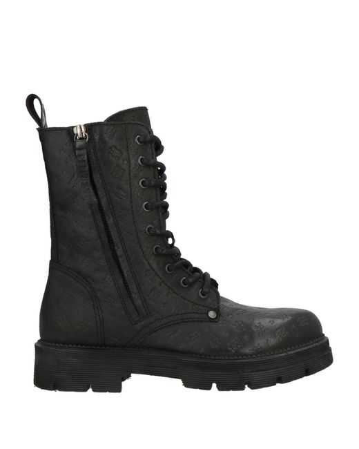 Replay Black Ankle Boots Leather