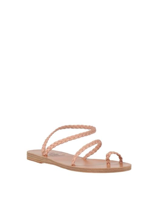 Ancient Greek Sandals Pink Thong Sandals