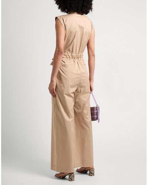 Peserico Natural Easy Jumpsuit Cotton, Elastane