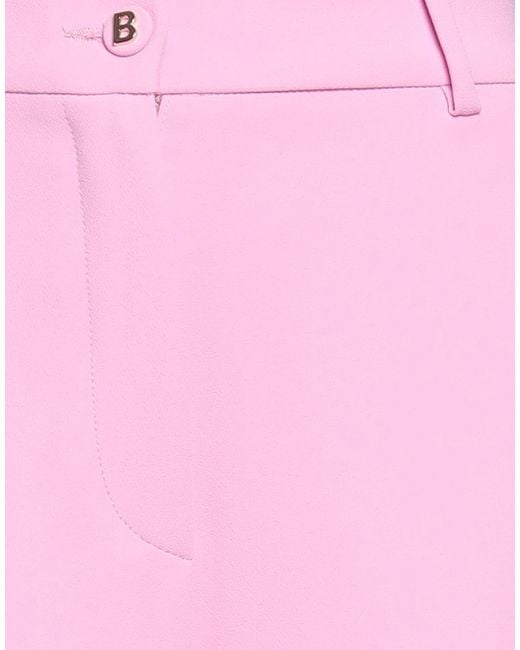 Blugirl Blumarine Pink Pants Polyester, Elastane