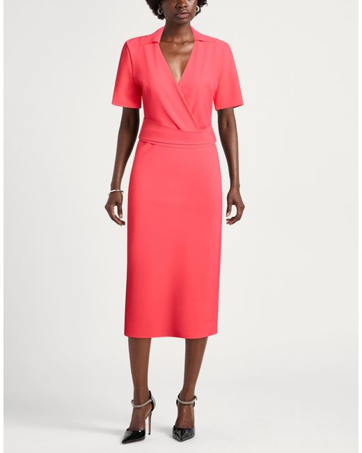 La Petite Robe Di Chiara Boni Red Midi Dress