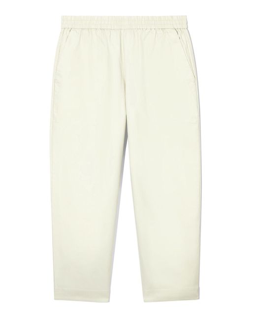 COS White Elasticated Twill Pants for men