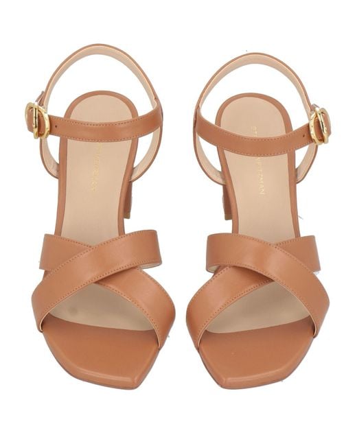 Stuart Weitzman Pink Tan Sandals Leather