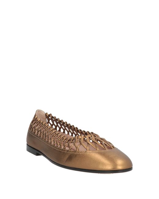 Giorgio Armani Natural Ballet Flats