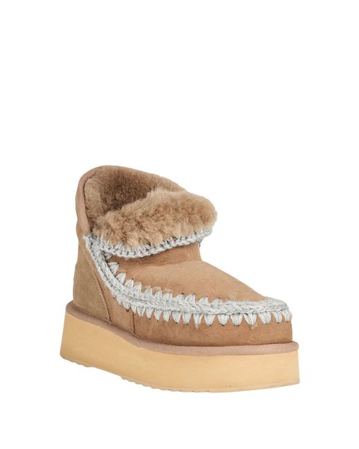 Mou Natural Ankle Boots