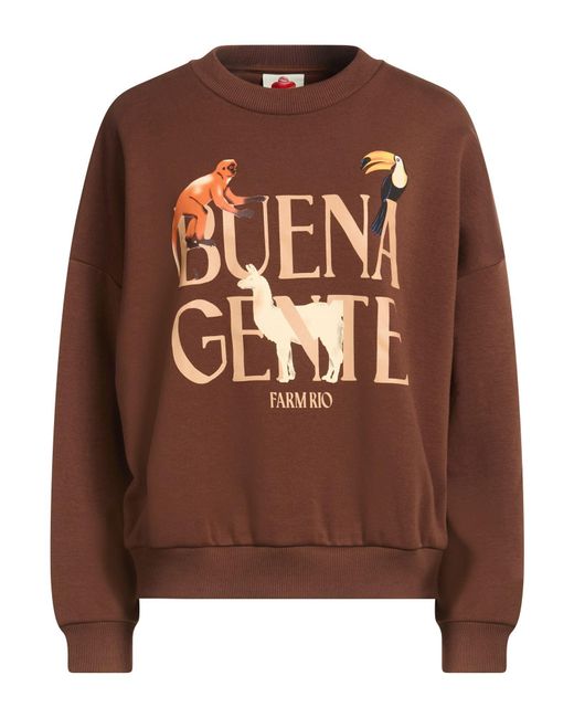 Farm Rio Brown Sweatshirts