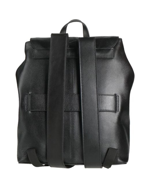 The Bridge Black Backpack Leather for men