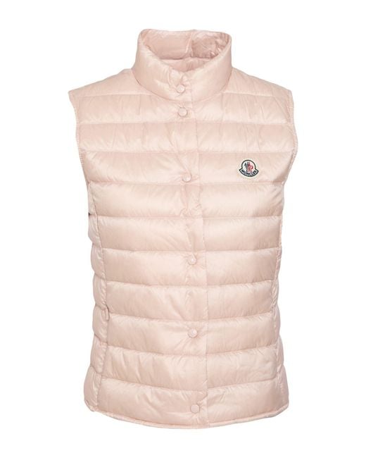 Moncler Pink Light Vest Polyamide