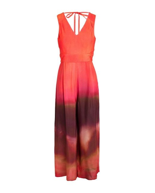 Caractere Red Jumpsuit