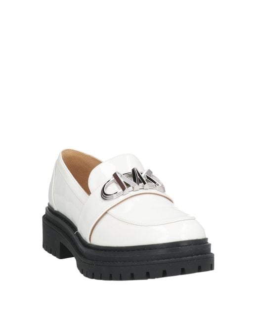 MICHAEL Michael Kors White Mokassin
