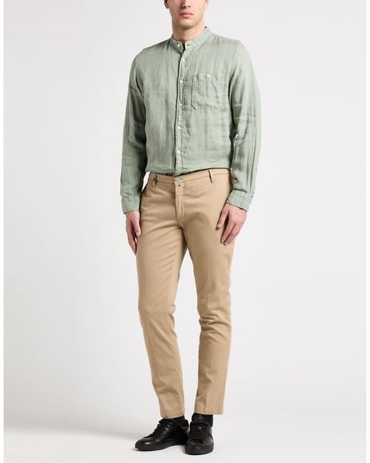 Barbati Natural Pants Cotton, Elastane for men