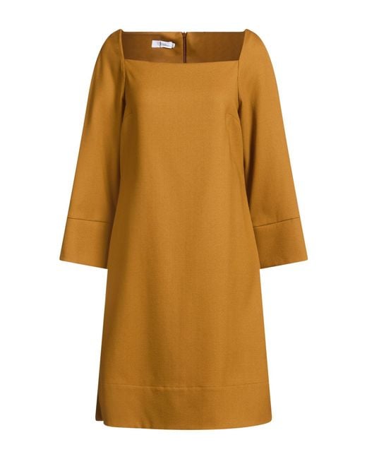 Barba Napoli Natural Mini Dress Virgin Wool, Elastane