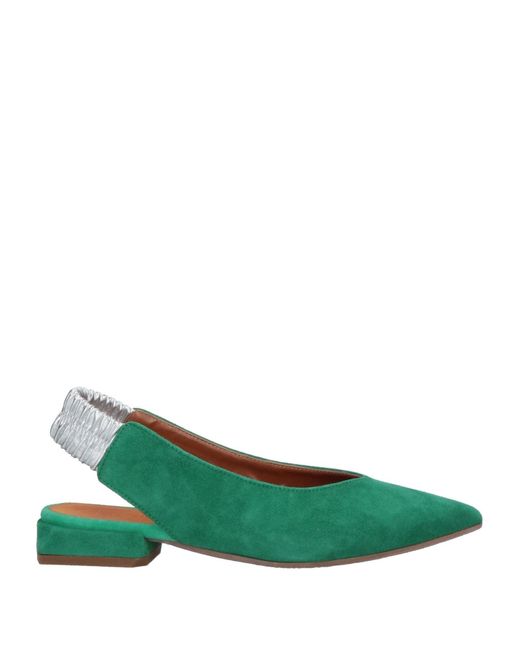 Lorenzo Mari Ballet Flats in Green Lyst