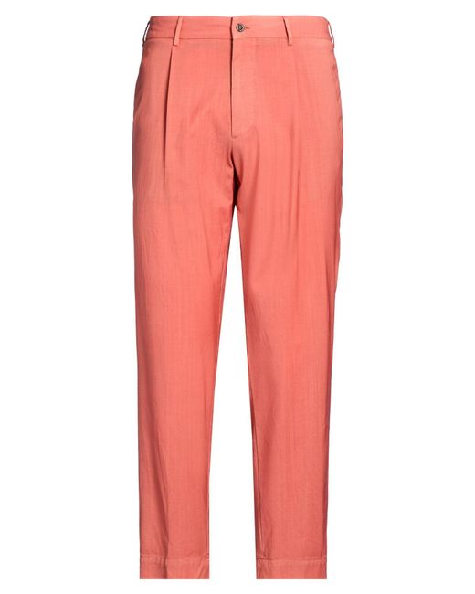 Santaniello Red Pants Wool for men
