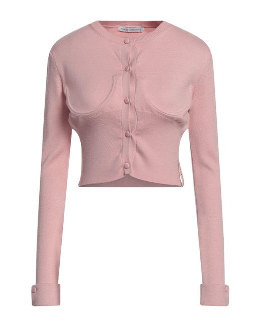 Mar De Margaritas Pink Cardigan Viscose, Polyester, Polyamide