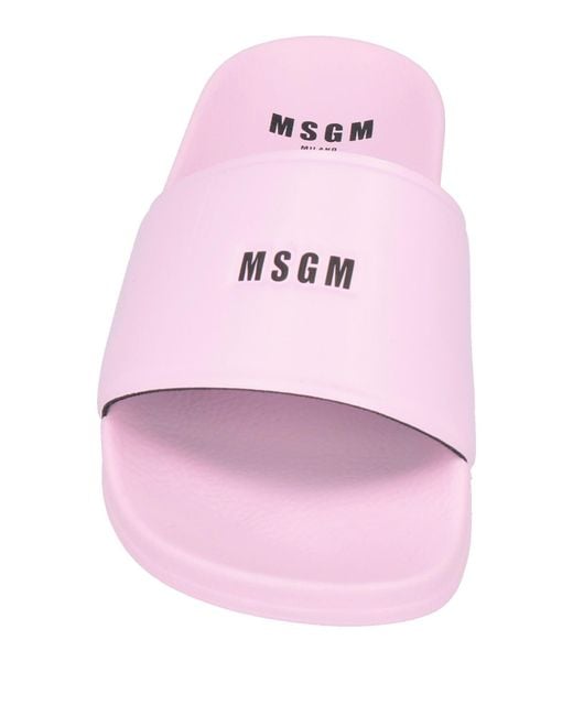 MSGM Pink Sandals