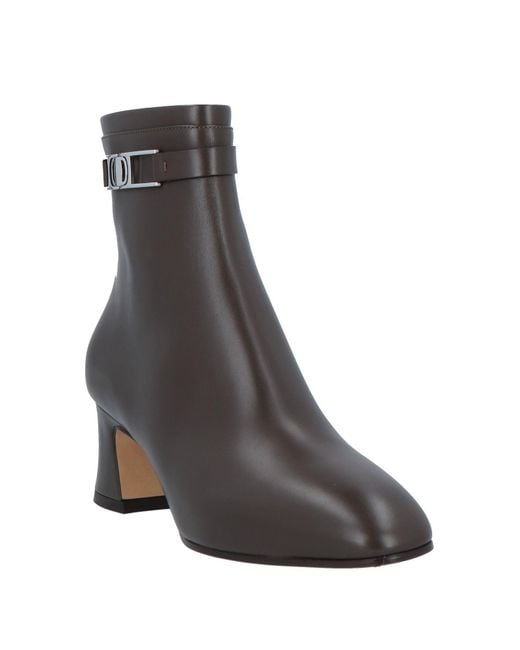 Ferragamo Brown Stiefelette