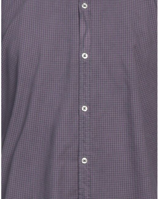 Massimo Alba Purple Shirt for men