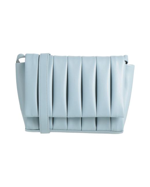 THEMOIRÈ Blue Cross-Body Bag Textile Fibers