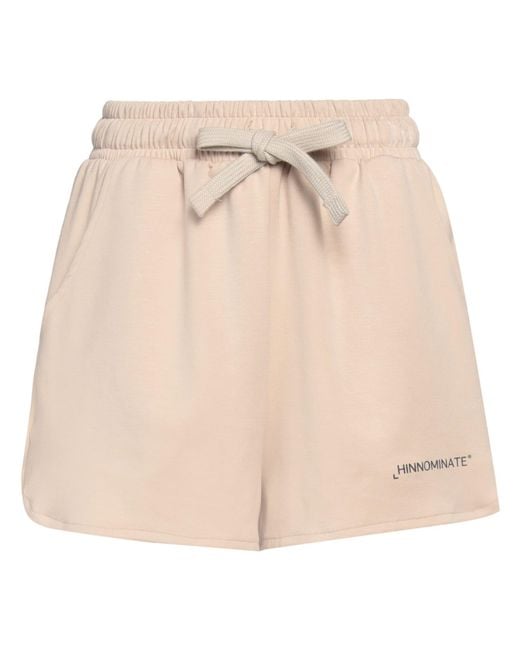 hinnominate Natural Shorts & Bermuda Shorts Polyester, Modal, Elastane