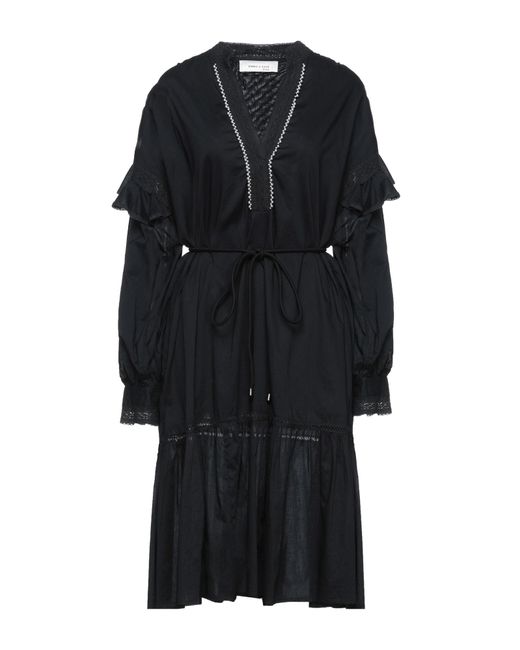 EMMA & GAIA Black Midi Dress