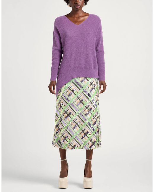 Manila Grace Purple Sweaters