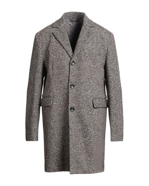 Circolo 1901 Gray Coat Cotton, Elastane for men