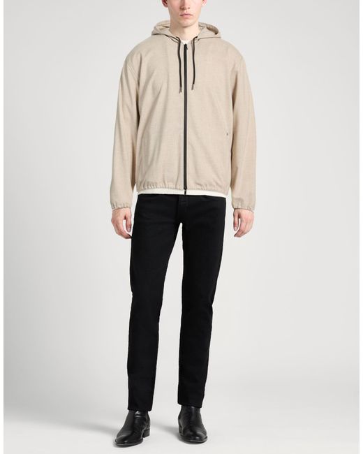 Tombolini Natural Jacket Viscose, Polyamide, Elastane for men