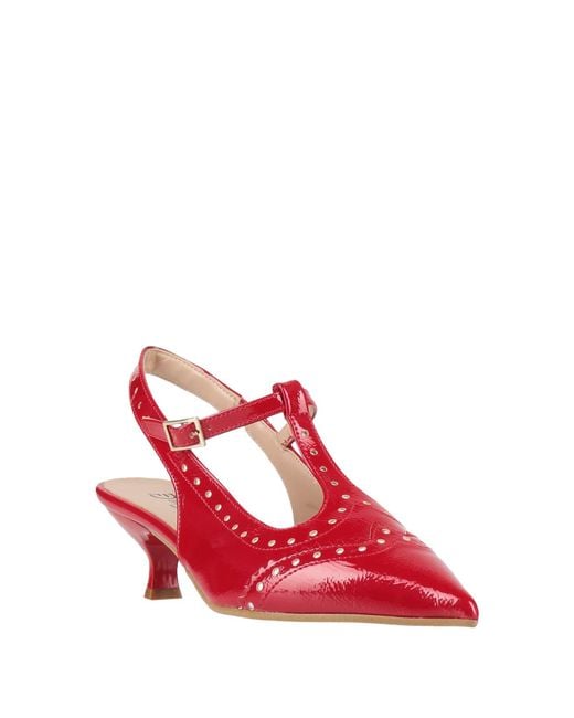 Divine Follie Red Pumps Synthetic Material