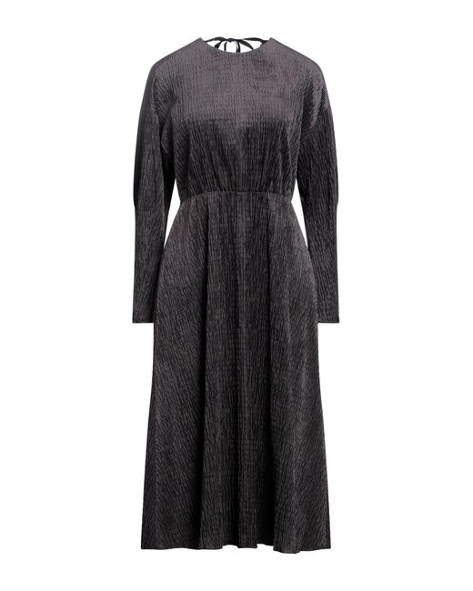 Tela Black Midi Dress
