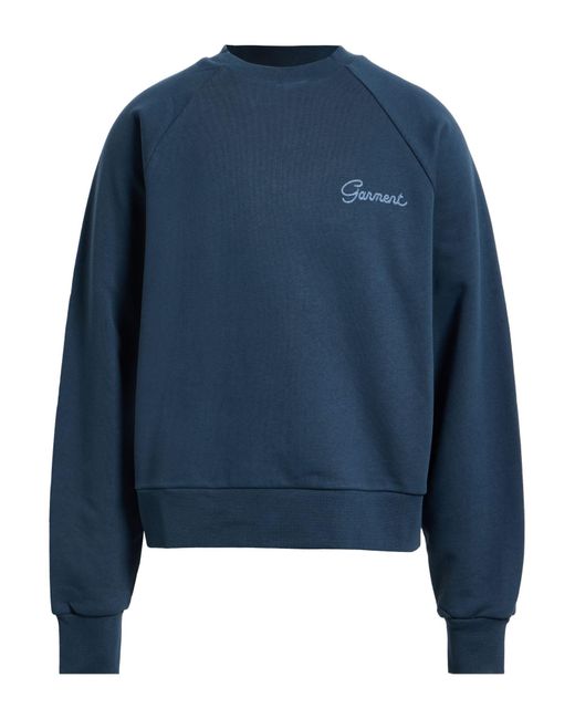 GARMENT WORKSHOP Blue Sweatshirt Cotton for men