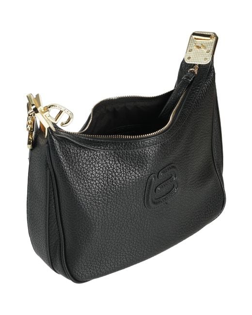 La Fille Des Fleurs Black Cross-Body Bag