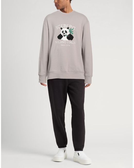 Iceberg Gray Sweatshirt for men