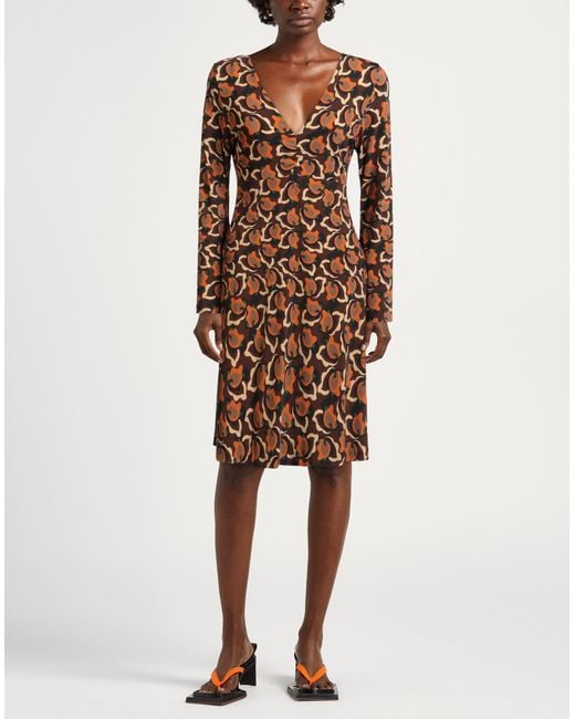Maliparmi Brown Mini Dress