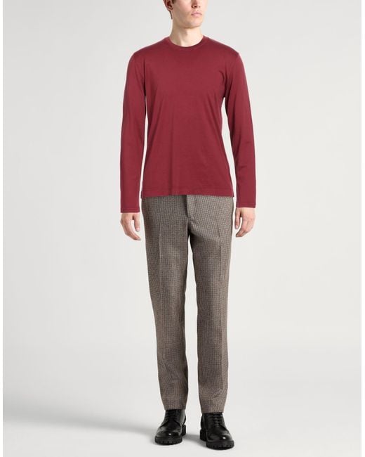 Fedeli Red T-Shirts for men