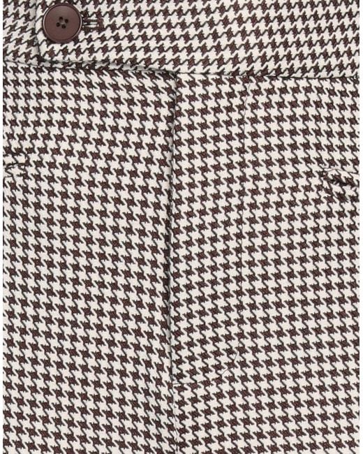 Isabelle Blanche Gray Pants Polyester, Viscose, Elastane