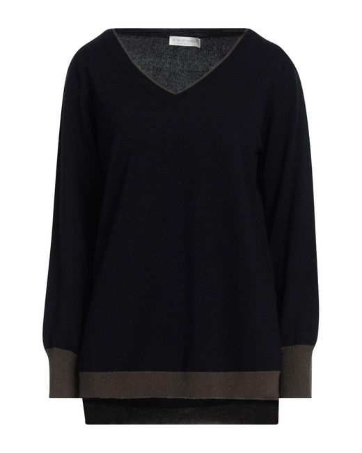 Le Tricot Perugia Black Sweater