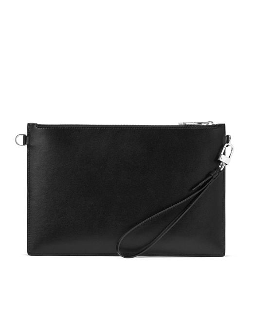 Montblanc Black Meisterstück Pouch -- Handbag Calfskin for men