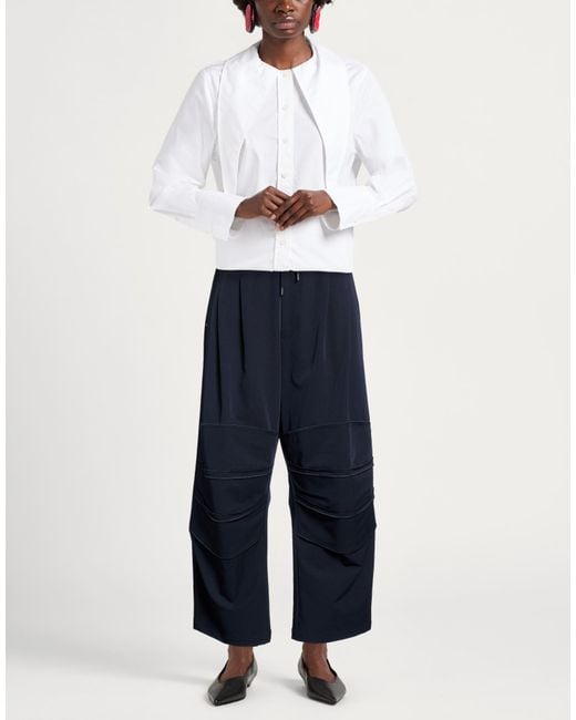 High Blue Pants Polyester, Rayon, Elastane