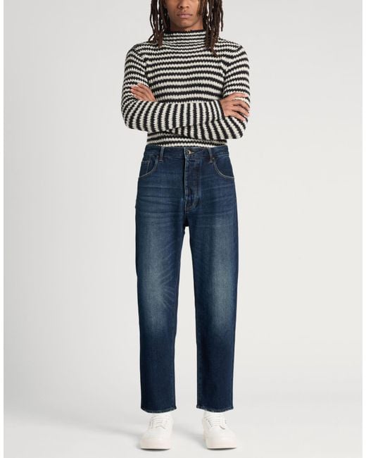 ARMANI EXCHANGE Blue Jeans Cotton, Polyester, Elastane for men