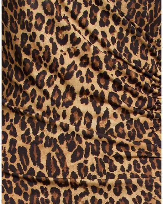 Dixie Natural Camel Mini Dress Cotton, Polyester