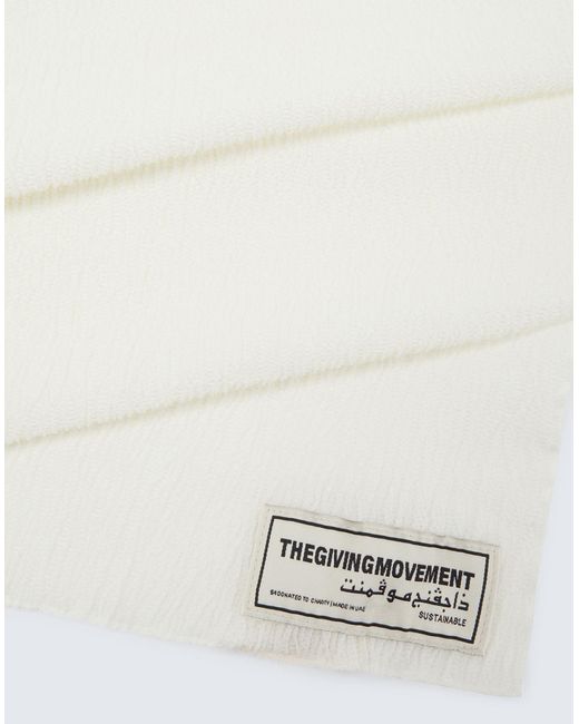 THE GIVING MOVEMENT x YOOX White Scarf