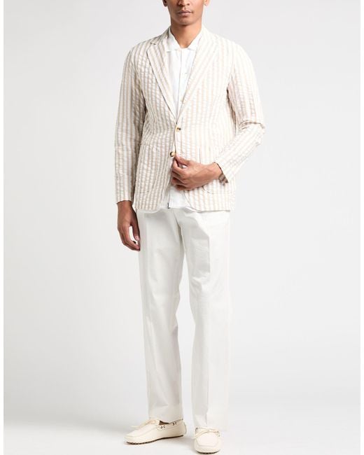 Lardini Natural Blazer Cotton for men