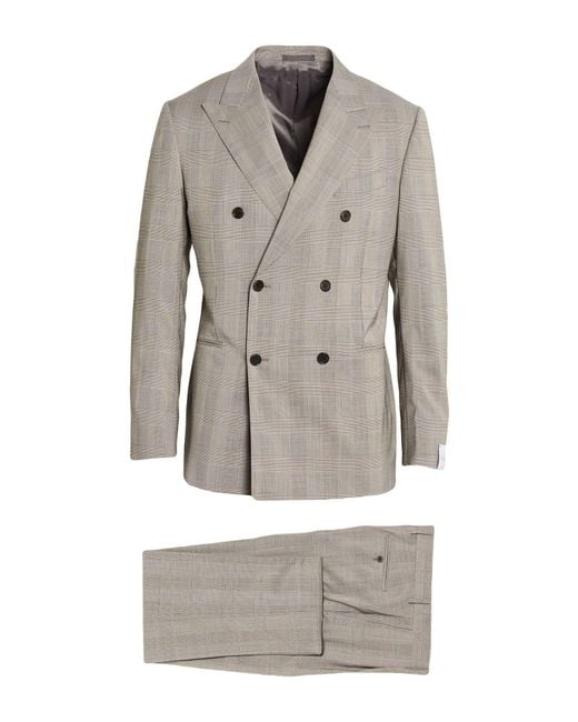 Caruso Gray Suit for men