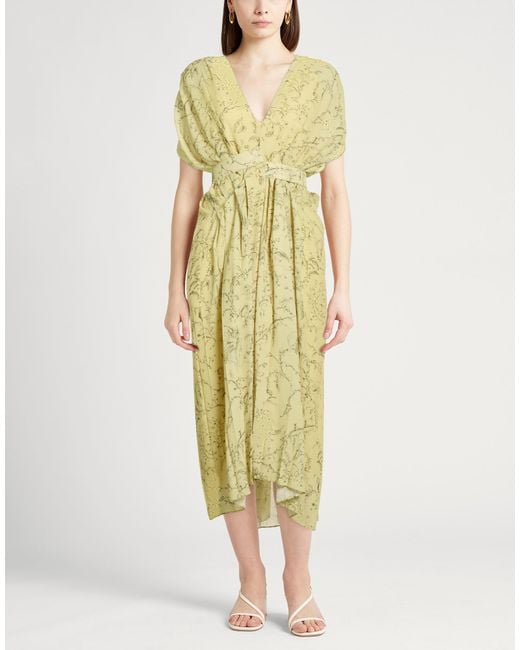 Fabiana Filippi Metallic Midi Dress