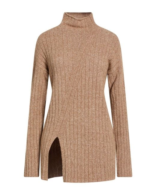 Alpha Studio Brown Turtlenecks
