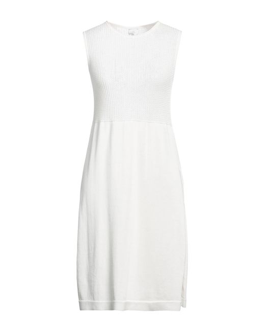 Eleventy White Mini Dress