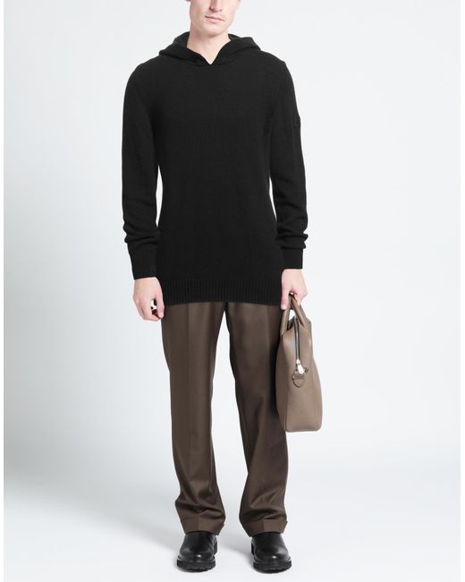 Alessandro Dell'acqua Black Sweater for men