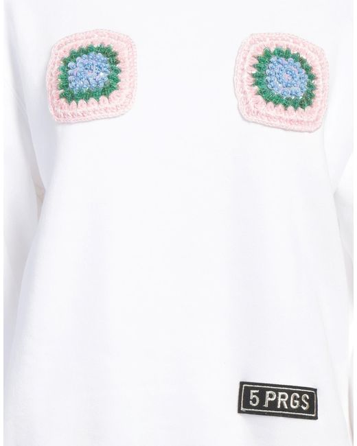 5 PROGRESS White Sweatshirt