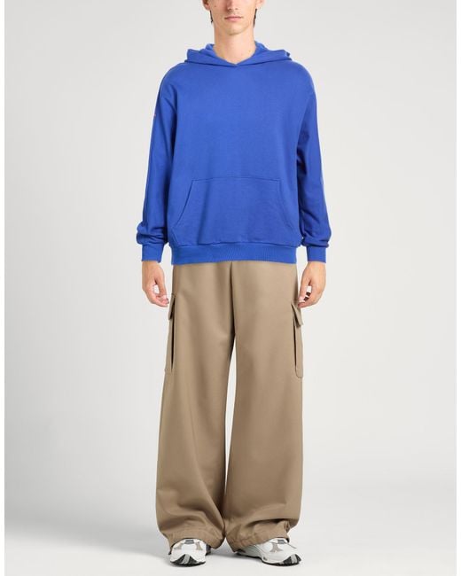 Just Cavalli Blue Sweatshirt Cotton for men